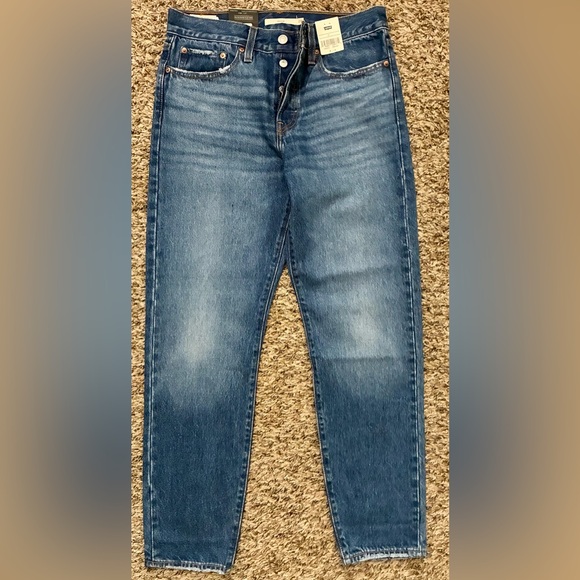 Levi's Other - Levi's Wedgie Button Fly Straight-Leg Denim Jeans in Blue Size 27